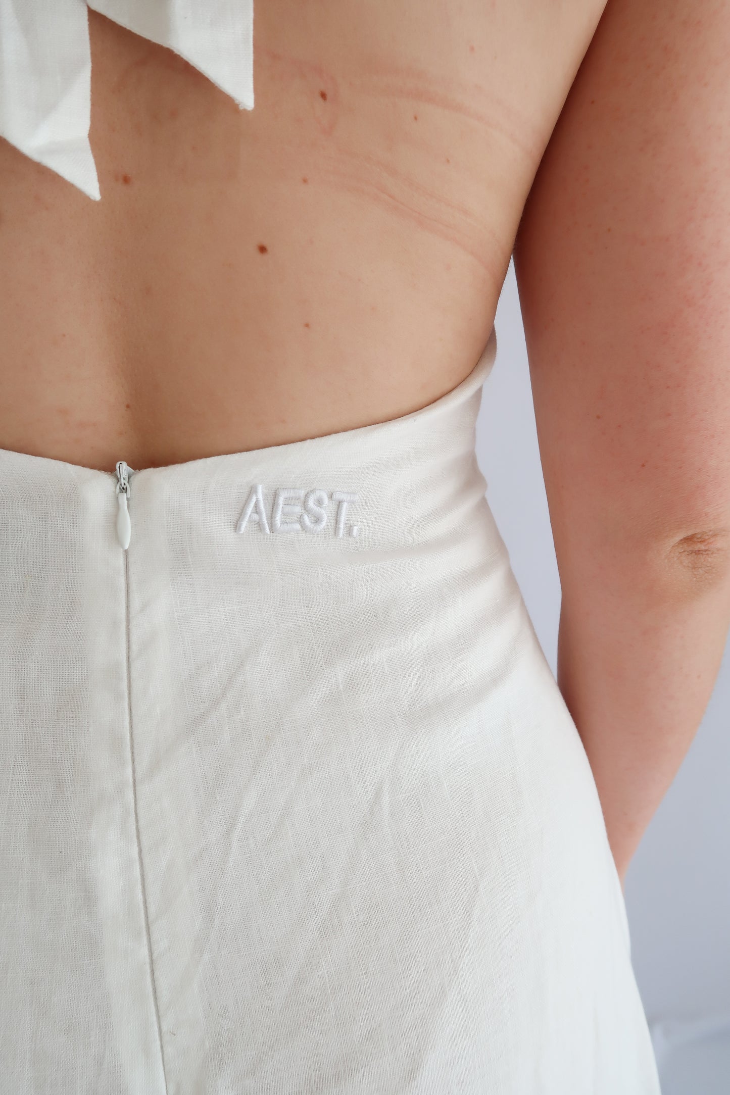 azur linen jumpsuit