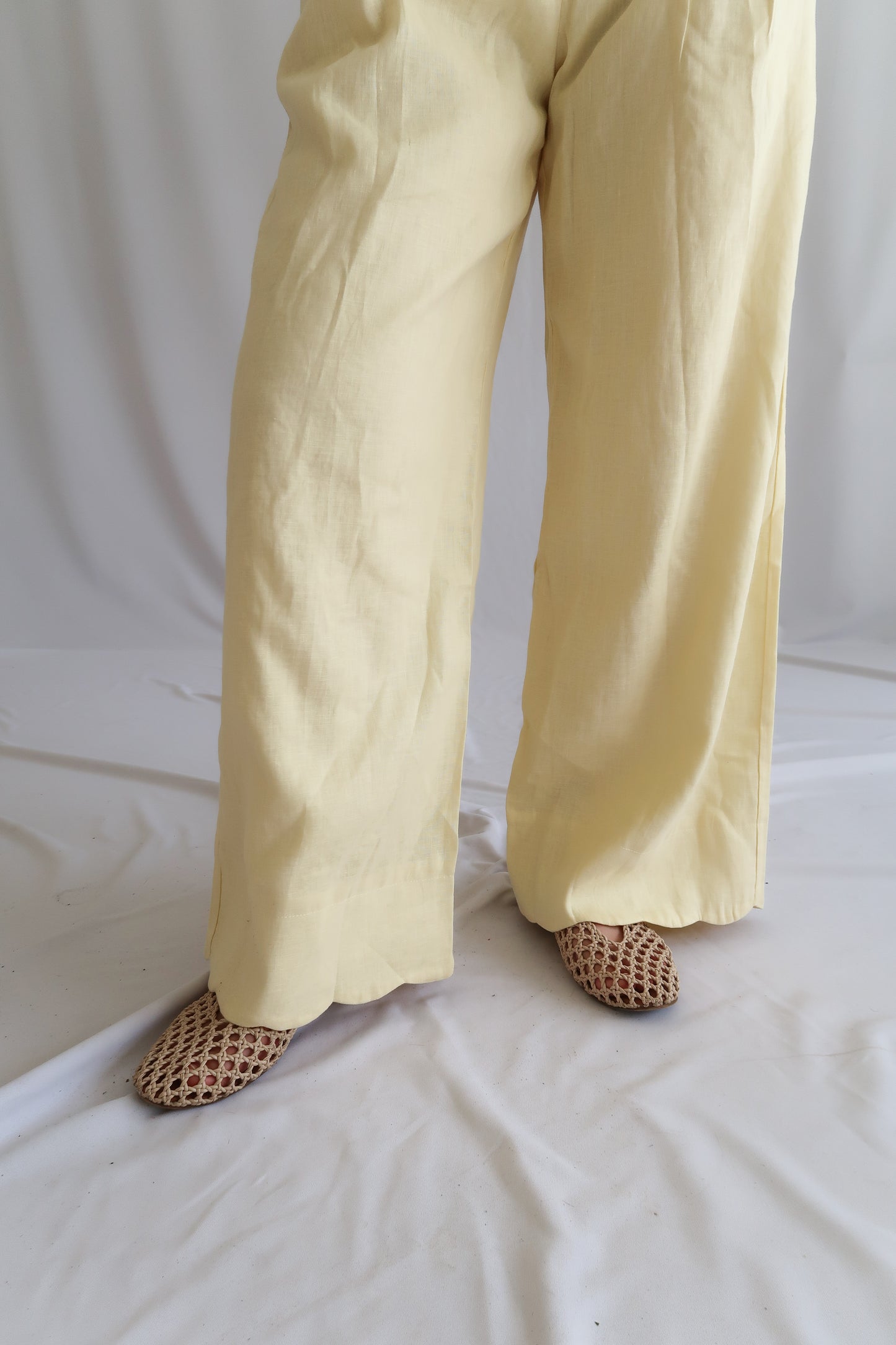 biarritz linen trousers